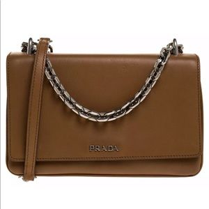 PRADA Saffiano Lux Pattina crossbody bag